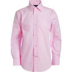 Tommy Hilfiger Long-Sleeve Button-Up Shirt, Big Boys Pink Pink