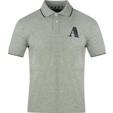 Aquascutum A Logo Polo Shirt - Grey