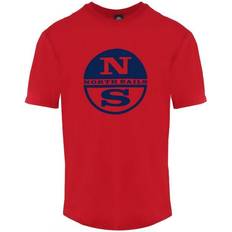 North Sails Circle NS Logo T-shirt - Red