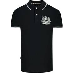 Aquascutum Aldis Tipped Polo Shirt - Black