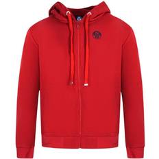 North Sails Men's Logo Zip Hoodie - Red