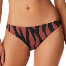 Sanctuary Women's Abstract Animal Bikini Bottoms Earth