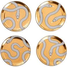 Porcelain Coasters Jonathan Adler Eden Coaster 4pcs