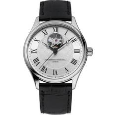 Frederique Constant Classic Heartbeat Watch, 40mm Gray/Black