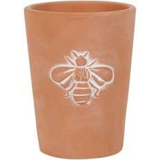 Gainsborough Small Terracotta Single Bee Motif Plant Pot