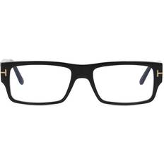 Tom Ford FT 5835-B 001, including lenses, RECTANGLE Glasses, MALE
