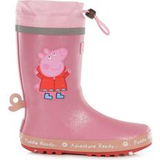 Pink Wellingtons Children's Shoes Regatta Peppa Pig Puddle Wellingtons - Pink