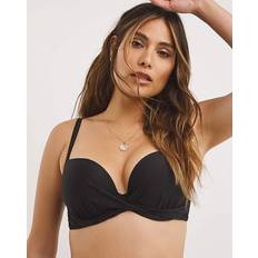 Panache Women Swimwear Panache Serenity Plunge Bikini Top - Black