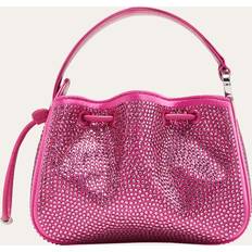 Oscar de la Renta O Nano Crystal Top-Handle Bag PEONY