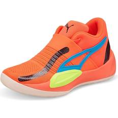 Puma Green Basketball Shoes Puma Mens Rise Nitro Basketball Sneakers Shoes Orange