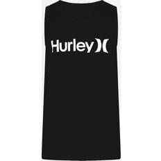 Hurley One Only Solid Tank Black Men's Clothing Black