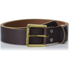 Gold - Men Belts Lucky Brand Men's Leather Belt with Roller Brown