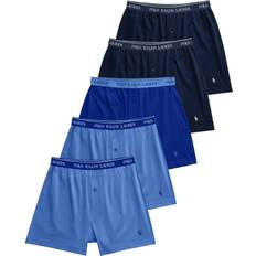 Polo Ralph Lauren Classic Fit Cotton Knit Boxer Pack Cruise Navy/Rugby Royal/2 Aerial Blue