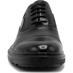 Aston Marc Men's Tuscan Cap Toe Oxford Shoes Black Black