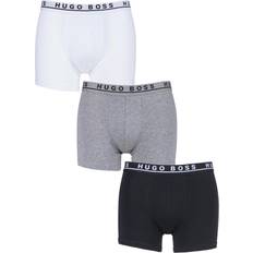 Hugo Boss Underwear HUGO BOSS Stretch Cotton Boxer 3-pack - Black/Grey/White