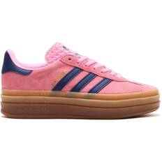 Pink - adidas Gazelle Trainers Adidas Gazelle Bold W - Pink Glow/Victory Blue/Gum