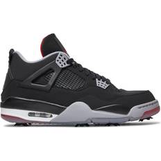 Nike Fabric Golf Shoes Nike Air Jordan 4 Golf M - Black/Fire Red/Cement Grey/White