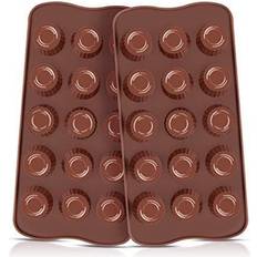 Candy Silicone 2pcs Chocolate Mold