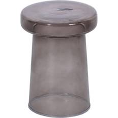 BigBuy Home Side Crystal Grey Small Table 30x30cm