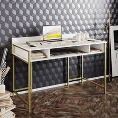 Gold Writing Desks Tumata 120cm Wide Writing Desk