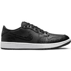43 ½ - Men Golf Shoes Nike Air Jordan 1 Low G M - Black/Iron Gray/White
