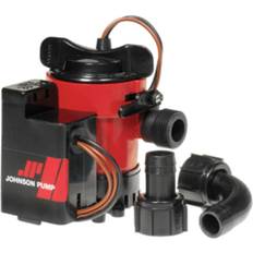 Johnson Pump Combo Red,Black 500 GPH