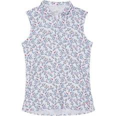 Puma Girls' Mattr Micro Florals Sleeveless Golf Polo