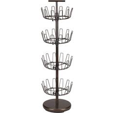 Household Essentials 2139-1 Metal Four-Tier Shoe Rack