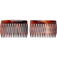 Caravan Side Comb Made France of Cellulid Aceteae Tortoise Shell