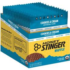 Honey Stinger gluten free waffles box/12 cookies & cream 12/2023