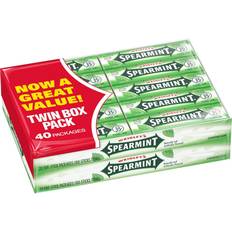 Wrigley's Spearmint Gum 5 ct, 40