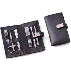 Bey-Berk 6-Piece Manicure Set in Leather Case