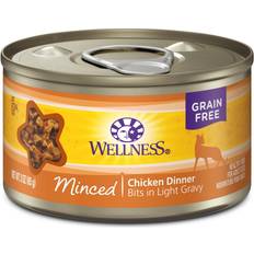 Wellness Canned Cat Food Grain Free Minced Chicken Dinner 3
