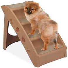 Relaxdays Dog Stairs, 4 Steps, Pets