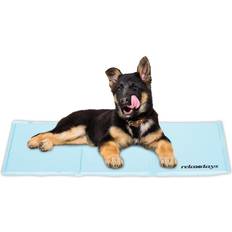 Relaxdays Self-Cooling Dog Mat, 50 Wipeable, Gel Pad, Cooling Animals