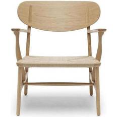 Oak Lounge Chairs Carl Hansen & Søn CH22 Lounge Chair 72.5cm