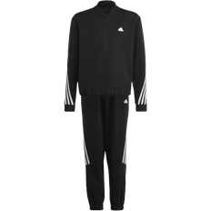 Adidas Junior Future Icons 3-Stripes Tracksuit - Black/White