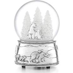 Reed & Barton North Pole Bound Polar Bear Musical Globe Figurine