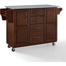 Crosley Furniture Eleanor Collection KF30172EMA Top Cart Trolley Table