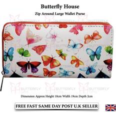 Puckator Large Zip Around Wallet Pick of the Bunch Butterfly House