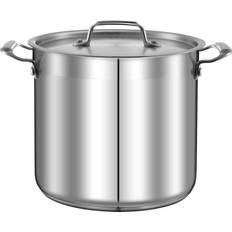 NutriChef 12-Quart Stainless Steel Grade with lid