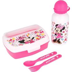 Minnie Mouse Stor, Kindergeschirr Kinderbesteck, Back to School Set