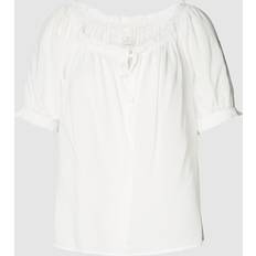 Q/S by s.Oliver Women's Bluse, Kurzarm, Creme