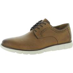 Johnston & Murphy Holden Plain Toe Oxford Shoes Brown