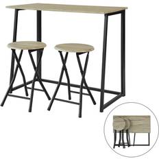 SoBuy Folding Bar Dining Set 2pcs