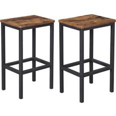 Vasagle Set 2 Chairs, Kitchen Bar Stool 42cm 2pcs