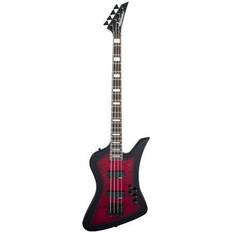 Jackson JS3Q Kelly Bird Bass Guitar Transparent Red Burst