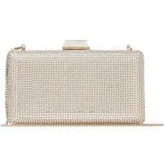 Jimmy Choo Womens Honey Gold Clemmie Crystal-embellished Suede Clutch bag 1SIZE