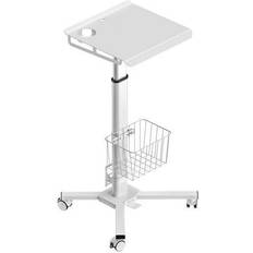 Onkron Adjustable Laptop Cart Metal in White, Size 18.0 W in Wayfair White