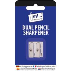 Just Stationery Dual Metal Pencil Silver